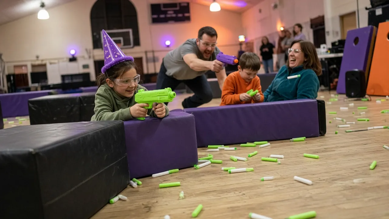 Halloweekend of Fun: Rocktober Family Nerf & Game Night