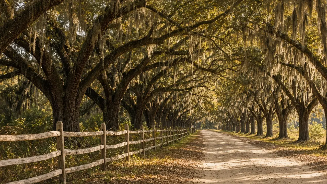 Lowcountry live oak avenue